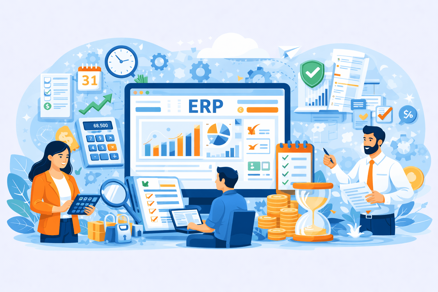 Kế toán trong ERP: làm sao để chốt sổ nhanh và chuẩn?