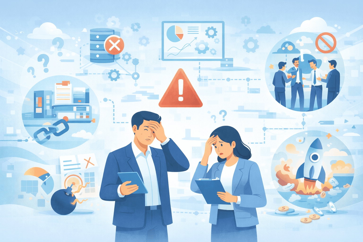 Vì sao dự án ERP thất bại? 10 sai lầm phổ biến